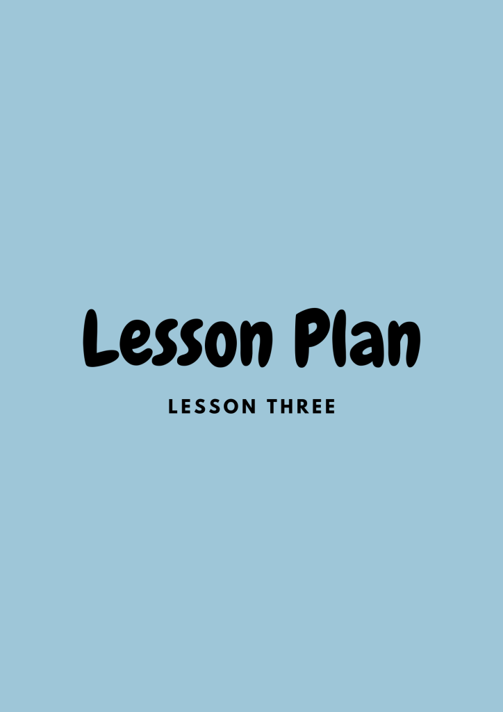 Preview: Lesson plan – lesson 3