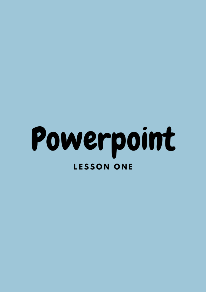 Preview: PowerPoint – lesson 1