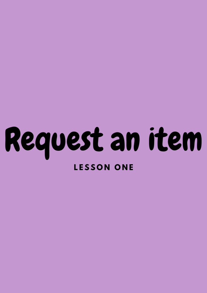 Preview: Fruits and vegetables for requesting